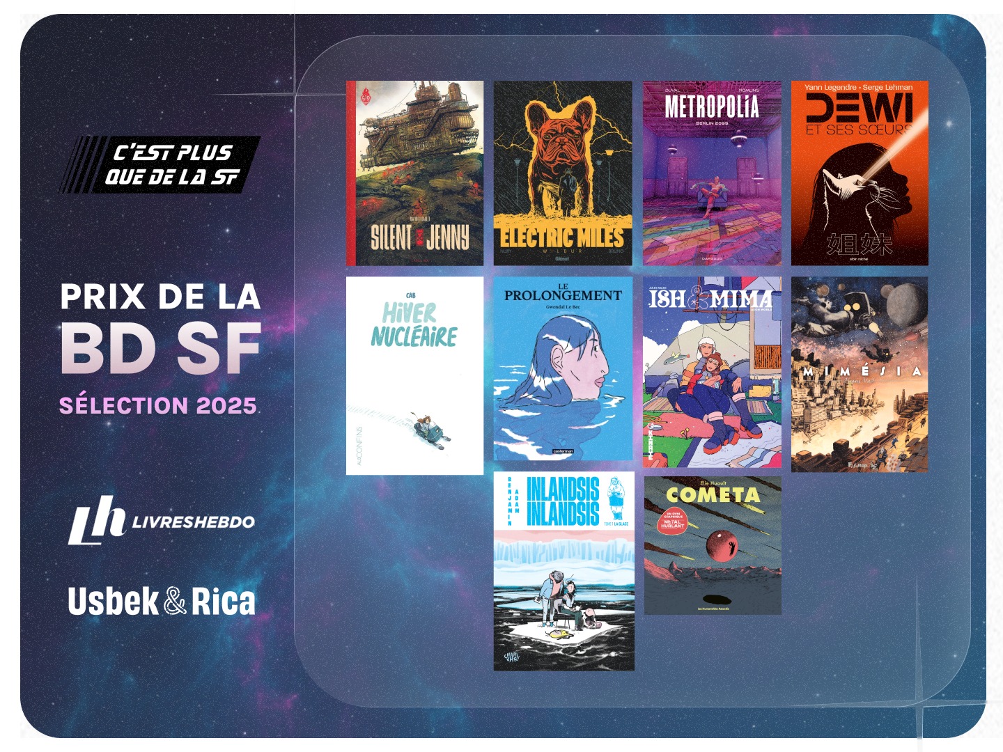 La double sélection du prix BD SF du podcast C'est plus que de la SF !